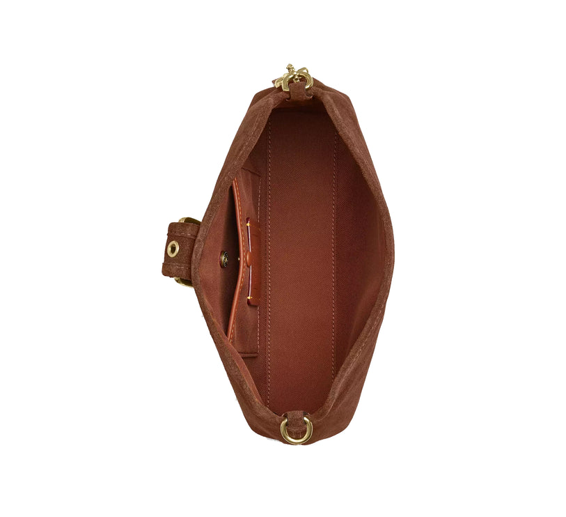 Coach Women's Abbie Shoulder Bag Gold/Warm Brown