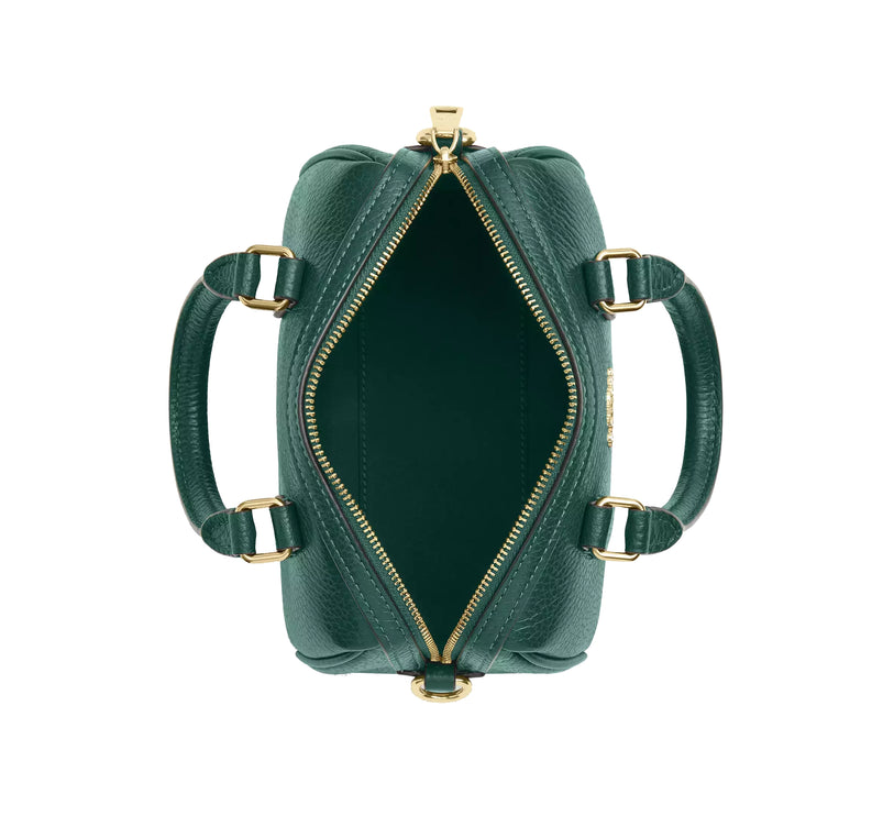 Coach Women's Mini Rowan Crossbody Bag Gold/Emerald