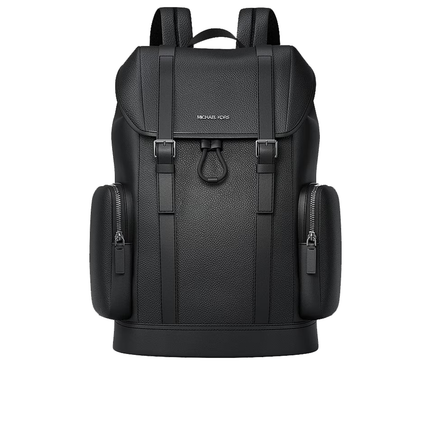 Michael Kors Unisex Cooper Pebbled Leather Backpack Black
