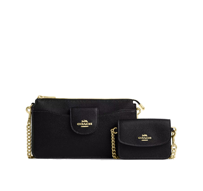 Coach Women's Poppy Crossbody Bag Gold/Black
