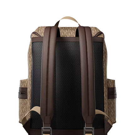Michael Kors Unisex Cooper Logo Backpack Camel