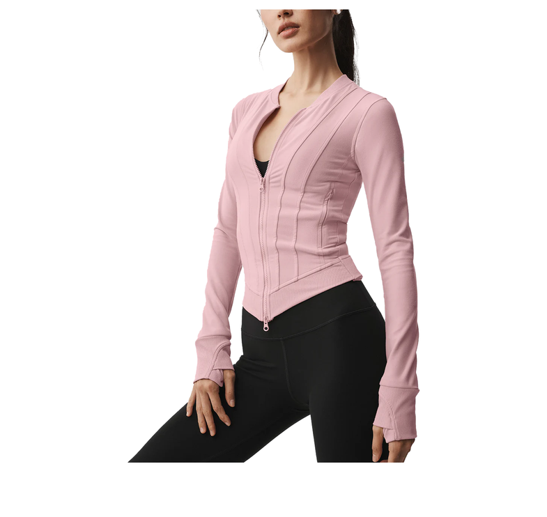 alo Women's Alosoft Recharge Jacket Vintage Pink