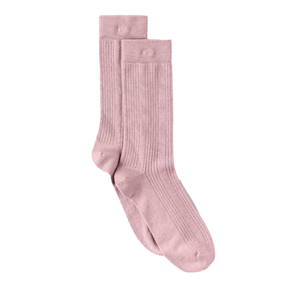 alo Women's Cashmere Mesh Sock Vintage Pink