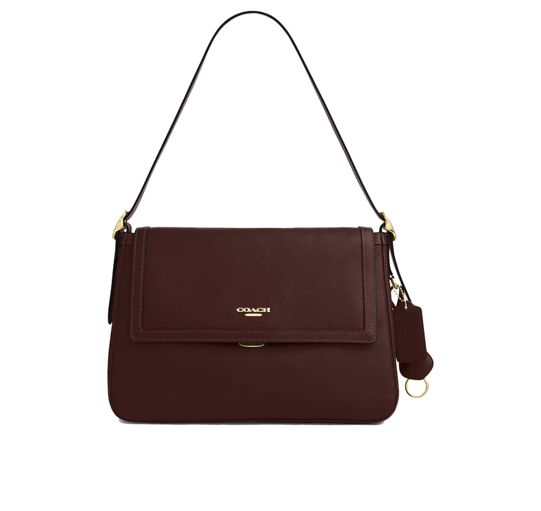Coach Women's Etta Flap Bag Gold/Maple