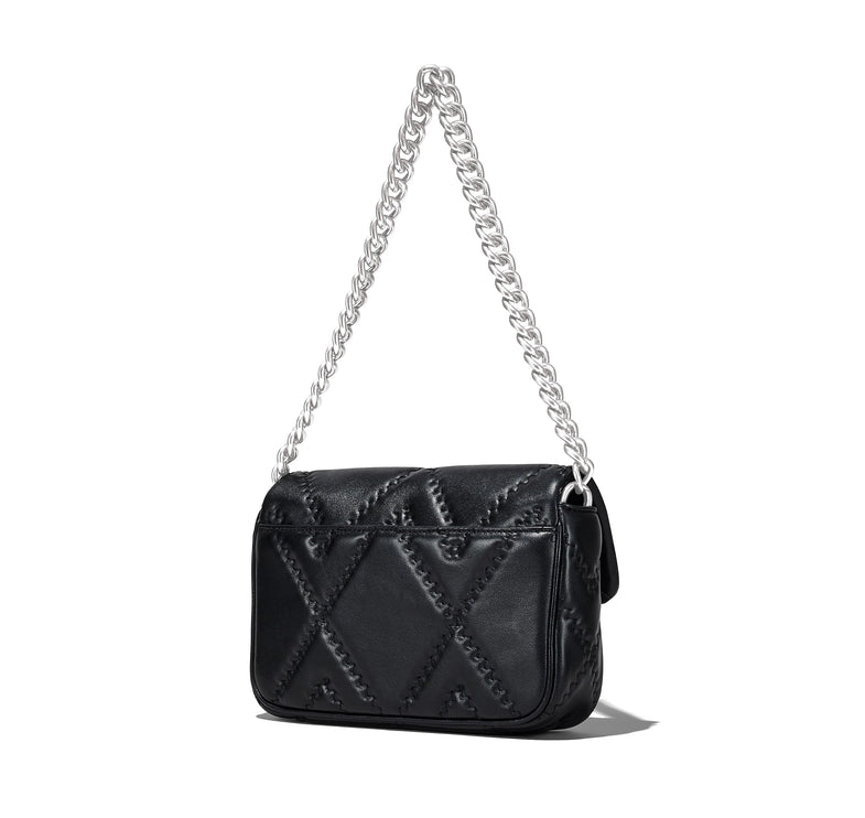 Marc Jacobs Women's The Quilted Leather J Marc Bag Shoulder Bag Black