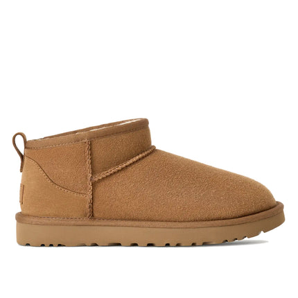 UGG Classic Ultra Mini kadın botu, kahverengi (chestnut) süet