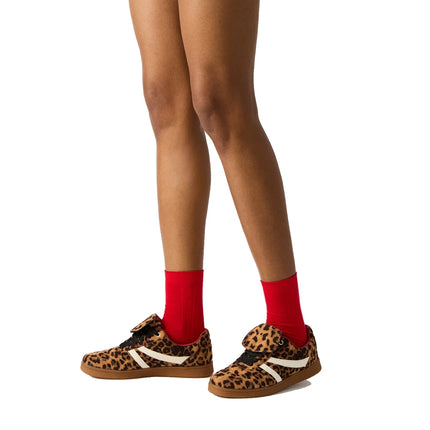 Steve Madden Women's Madrid-X Leopard Low-Top Sneakers Leopard