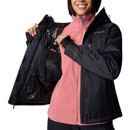 Columbia Women's Snowy Summit Insulated Jacket Black/Black Dobby