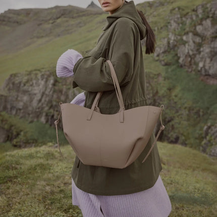 Polène Women's Cyme Edition Textured Taupe