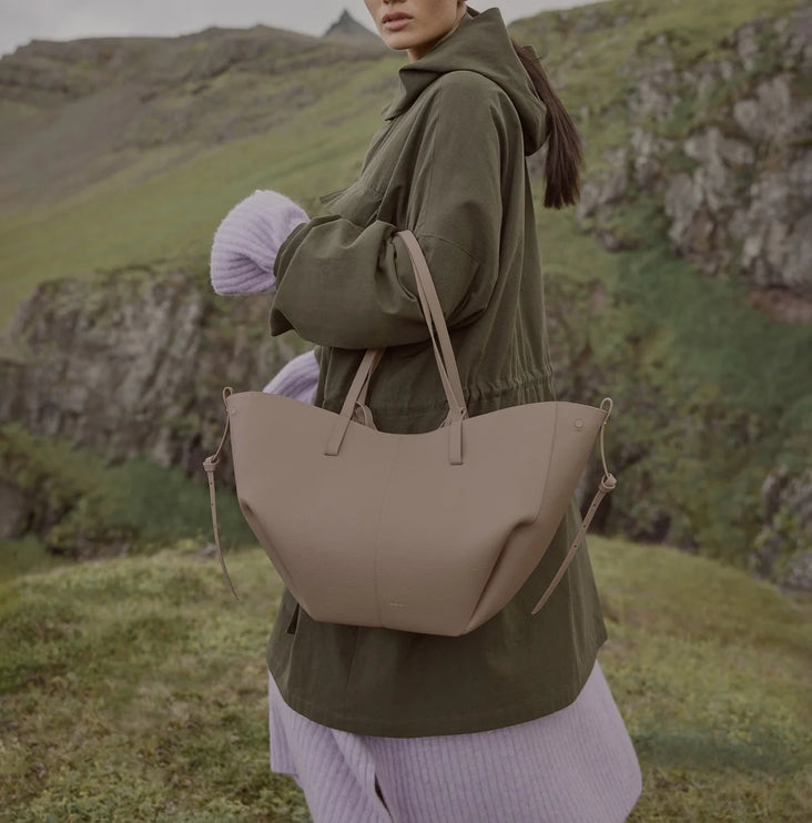 Polène Women's Cyme Edition Textured Taupe