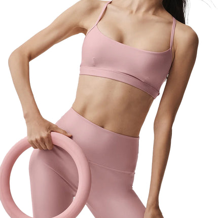 alo Women's Airlift Intrigue Bra Vintage Pink