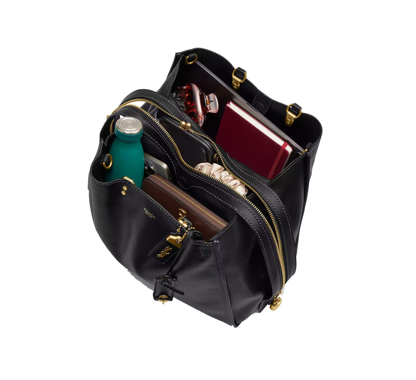 Coach Women's Rogue Bag 40 Brass/Black