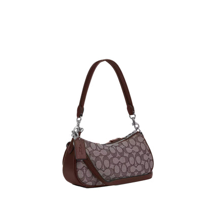 Coach Women's Ashton Bag In Signature Jacquard Silver/Oak/Maple