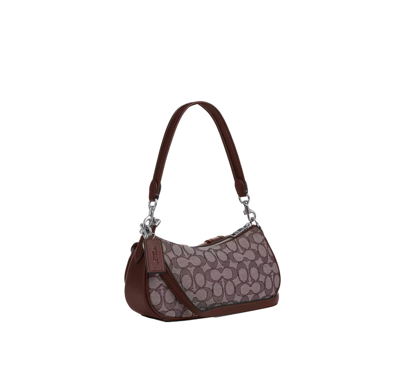 Coach Women's Ashton Bag In Signature Jacquard Silver/Oak/Maple