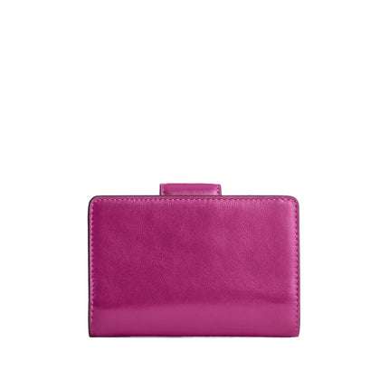 Coach Women's Medium Corner Zip Wallet Gold/Magenta