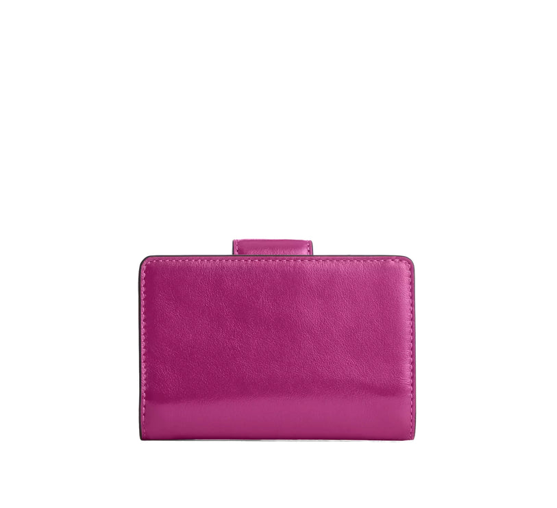 Coach Women's Medium Corner Zip Wallet Gold/Magenta