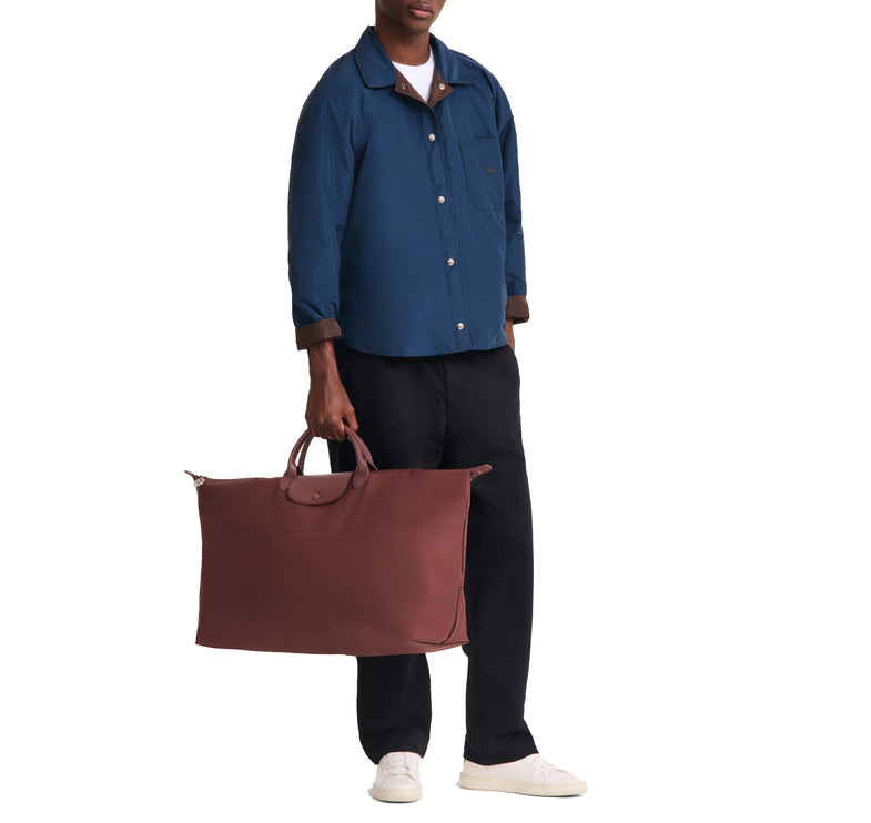Longchamp Women's Le Pliage One XL Travel Bag Burgundy