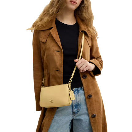 Coach Women's Audrey Crossbody Bag Brass/Vanilla
