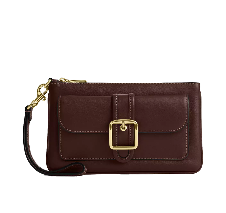 Coach Women's Ashton Wristlet Gold/Maple