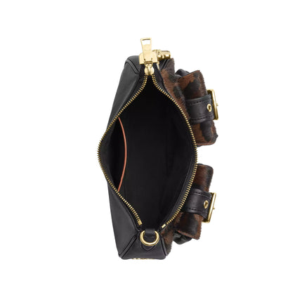 Coach Women's Ashton Bag In Haircalf With Leopard Print Gold/Dark Leopard