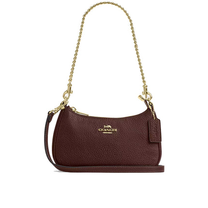 Coach Women's Teri Mini Crossbody Bag Gold/Maple