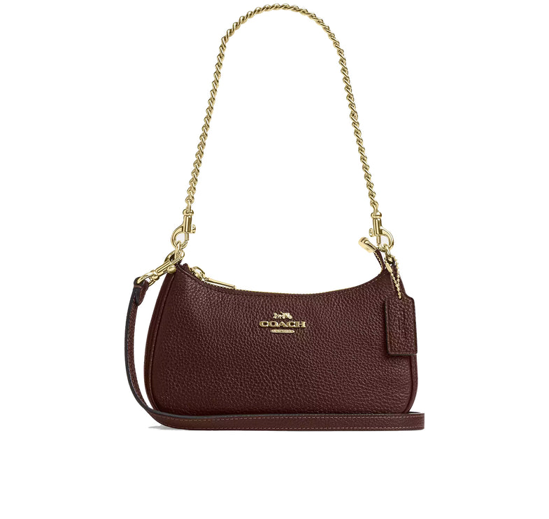 Coach Women's Teri Mini Crossbody Bag Gold/Maple