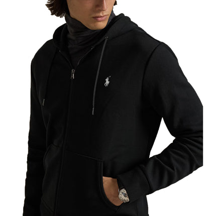Polo Ralph Lauren Men's Double-Knit Full-Zip Hoodie Polo Black