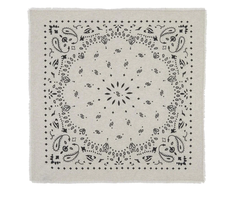 KUJTEN Women's Bandana Hachiko Oats White