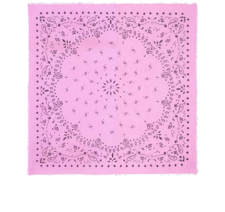 KUJTEN Women's Extra Large Bandana Effy Lotus Pink