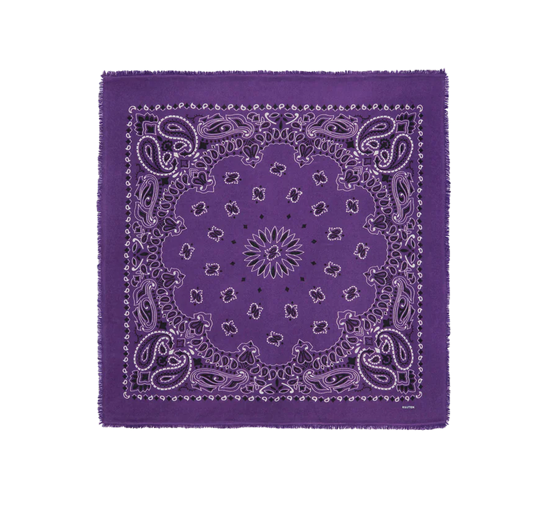 KUJTEN Women's Small Bandana Hachi Bico Purple