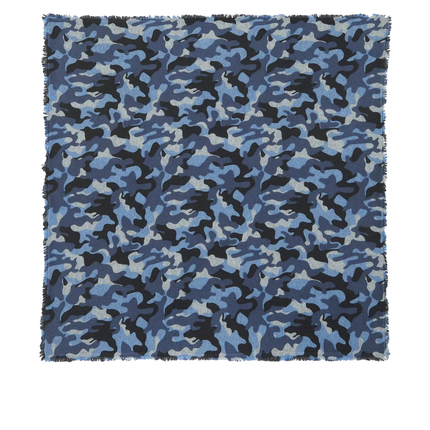 KUJTEN Women's Large Bandana Hachiko Camou Blue