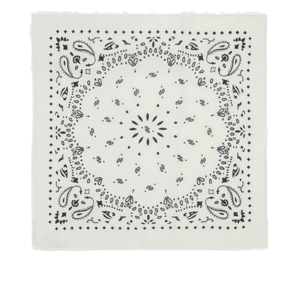 KUJTEN Women's Large Bandana Hachiko White