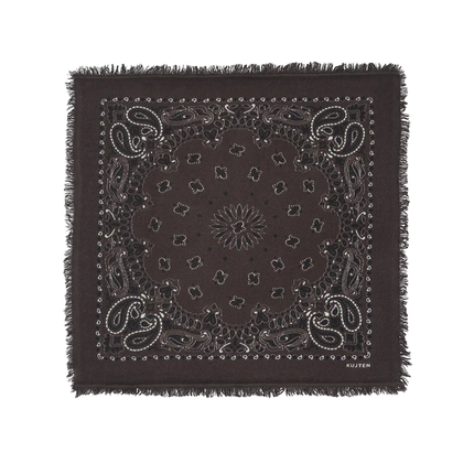 KUJTEN Women's Small Bandana Hachi Brown