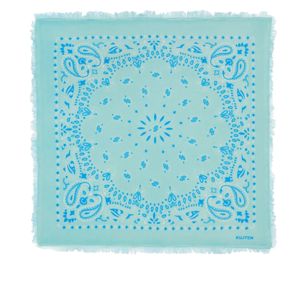 KUJTEN Women's Bandana Hachiko Blue Green