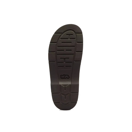 Coach Women's Sculpted C Fisherman Sandal Suede/Chocolate Brown