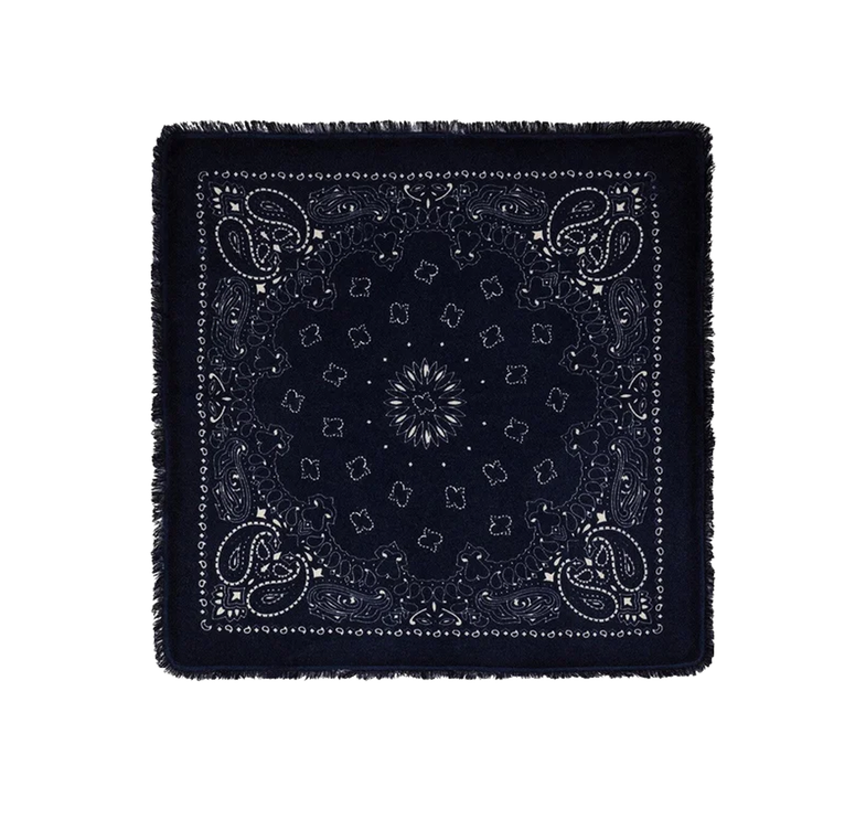 KUJTEN Women's Small Bandana Hachi Dark Navy Blue