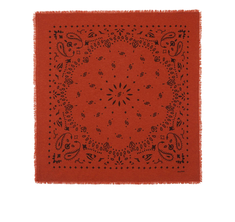 KUJTEN Women's Bandana Hachiko Burnt Orange