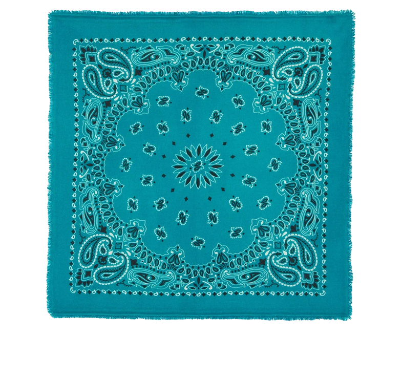 KUJTEN Women's Large Bandana Hachiko Bico Jade Green