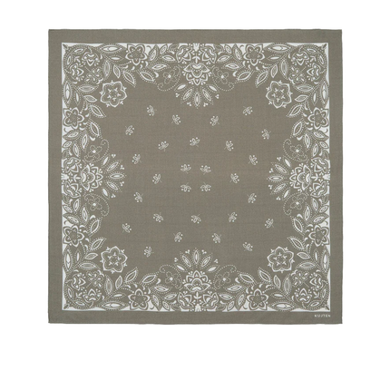 KUJTEN Women's Large Bandana Helia Marl Khaki