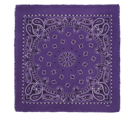KUJTEN Women's Large Bandana Hachiko Bico Purple
