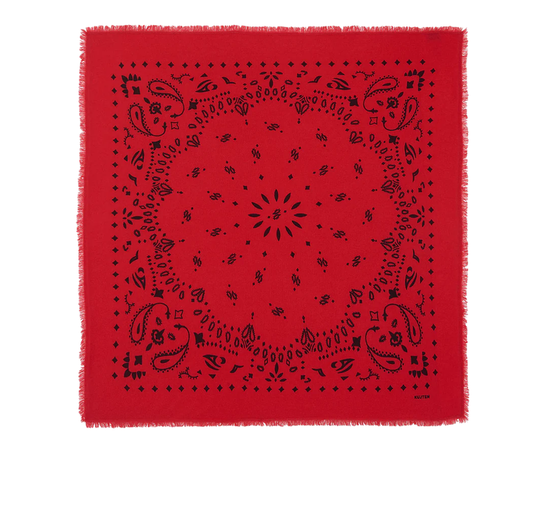 KUJTEN Women's Bandana Hachiko Red Flag