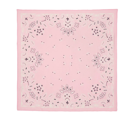 KUJTEN Women's Large Bandana Helia Candy Pink