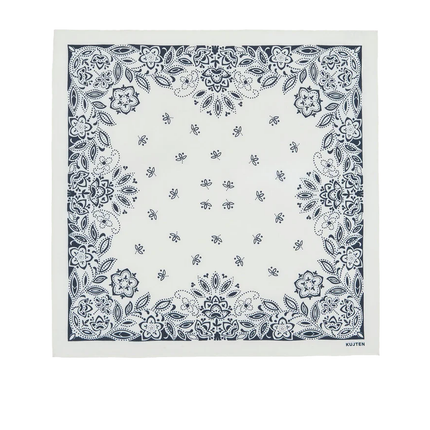 KUJTEN Women's Large Bandana Helia White