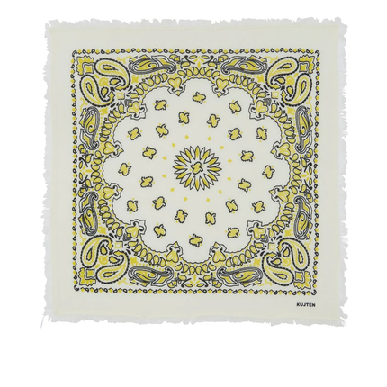 KUJTEN Women's Bandana Hachiko Yellow Black