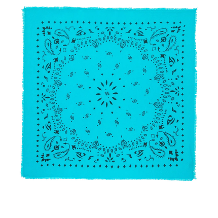 KUJTEN Women's Bandana Hachiko Turquoise Blue