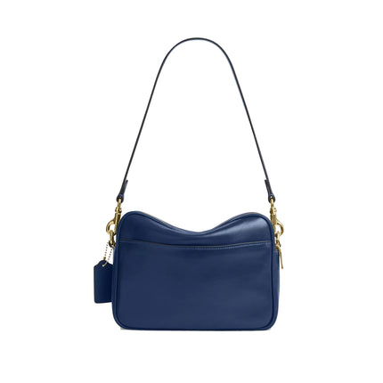 Coach Women's Carey Crossbody Bag Gold/Deep Blue