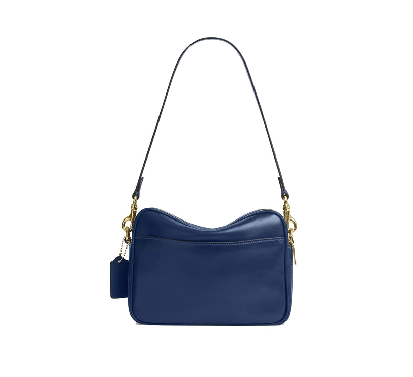 Coach Women's Carey Crossbody Bag Gold/Deep Blue