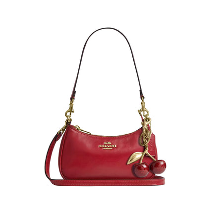 Coach Women's Soft Teri Mini Crossbody Bag Gold/Poppy