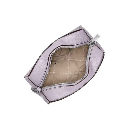 Michael Kors Women's Ashton Extra-Small Camera Crossbody Bag Lilac/Silver