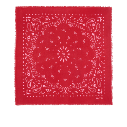 KUJTEN Women's Bandana Hachiko Red Flag / Candy Pink